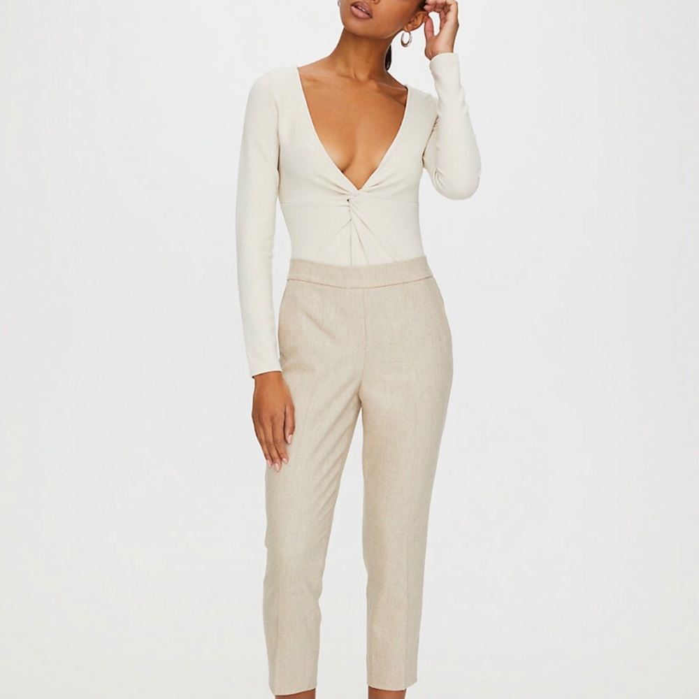 BABATON (ARITZIA) Gaudi Longsleeve in Silver Birch